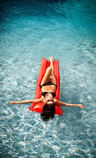 Photograph George Qua Enoo Sunbathing on One Eyeland